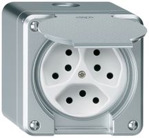 Presa AP robusto 3×tipo 13/1 alluminio