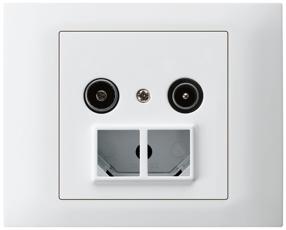 EB-Antennendose TV-R HMS kallysto 14dB weiss