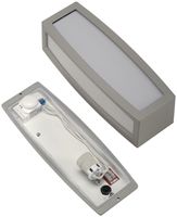 Applique SLV MERIDIAN BOX, E27 20W IP54 HF gris argenté