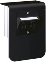 Geräteträger Hager für SL20055 schwarz 2×Kat.5e