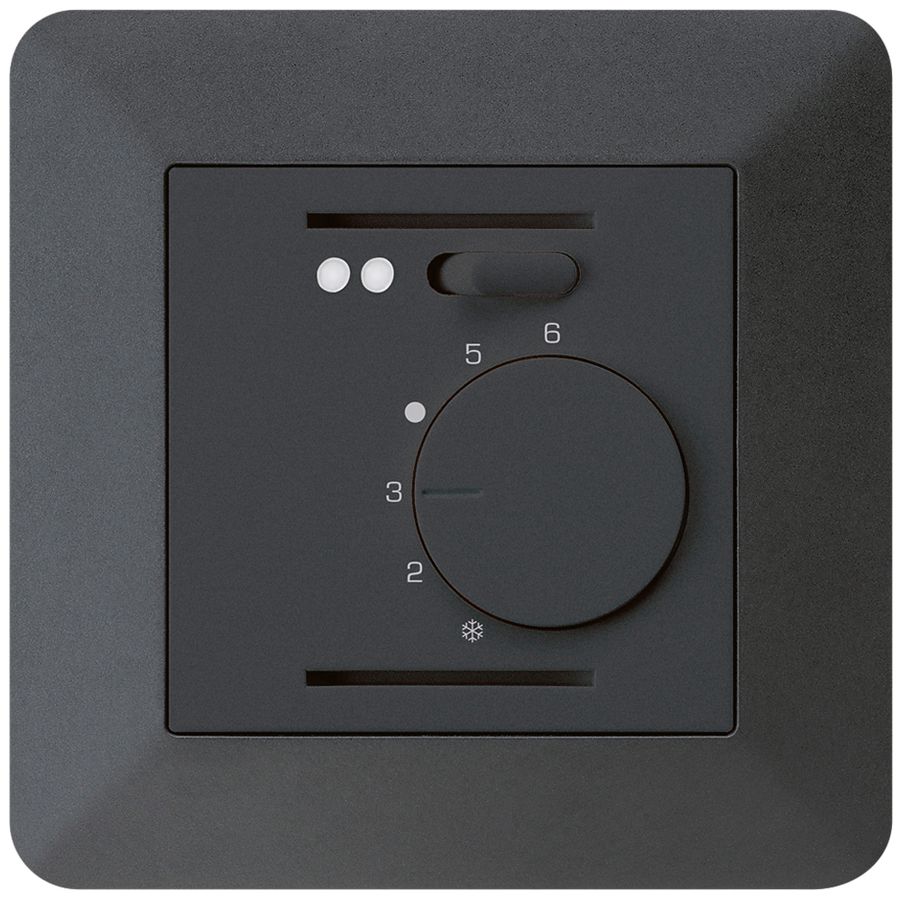 UP-Raumthermostat kallysto.trend schwarz für Fussbodenheizung