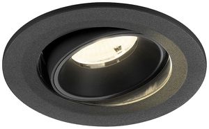 LED-Downlight SLV NUMINOS MOVE S 6.7W 1050lm 4000K WB DALI Ø100×63.5 schwarz