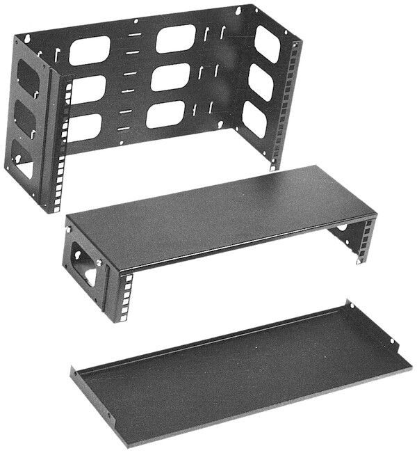 Wandgehäuse 19" offen 2HE 500×175mm