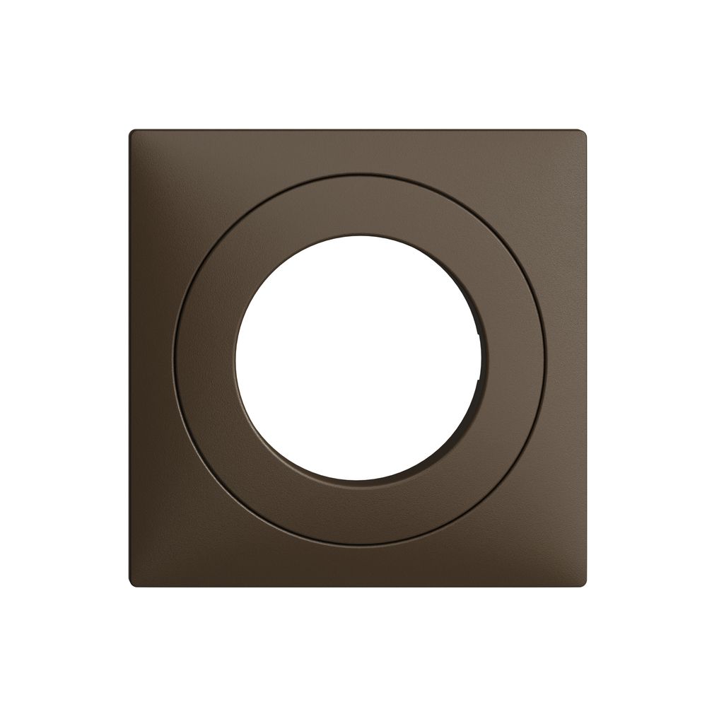 Frontset EDIZIOdue coffee 60×60mm für Schlüsselschalter