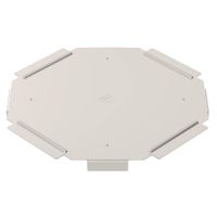 Deckel BET RKD zu Kreuzstück 100mm Edelstahl A4 blank