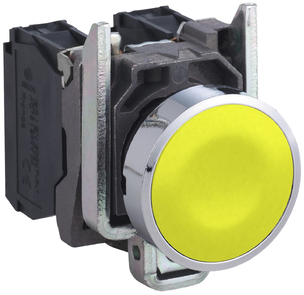 EB-Taster flach Schneider Electric 1S gelb