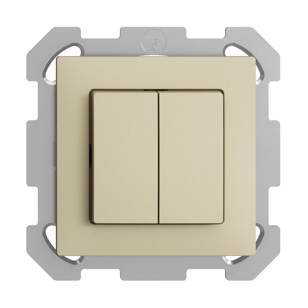 UP-Schalter EDIZIOdue 1/3+3/1P vanille