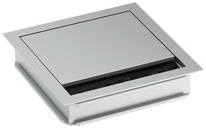 Kabelauslass BACHMANN LOOP SQUARE Abmessung 120×120×25mm aluminium