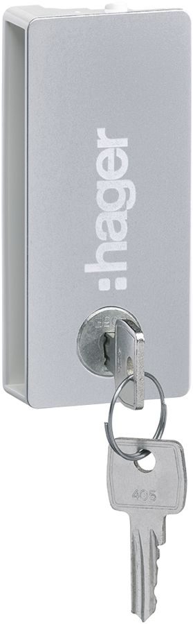 Serrure Hager vega pour porte blanche 2 clés