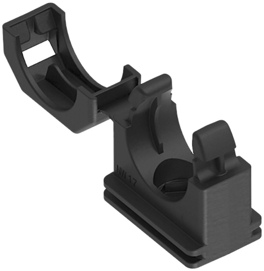 Rohr-Bride Plica FIPLOCK einteilig, Nenweite 23, schwarz