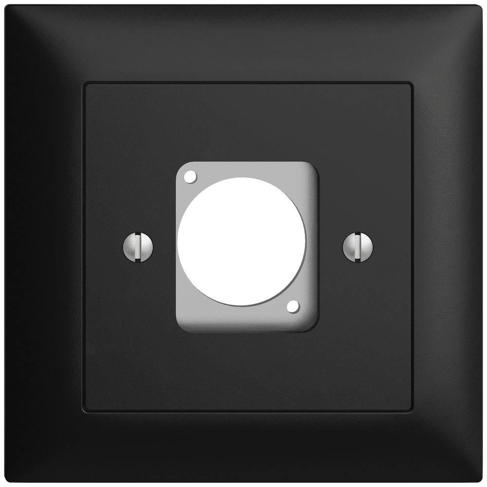 UP-Montageset für XLR-Dose EDIZIOdue schwarz