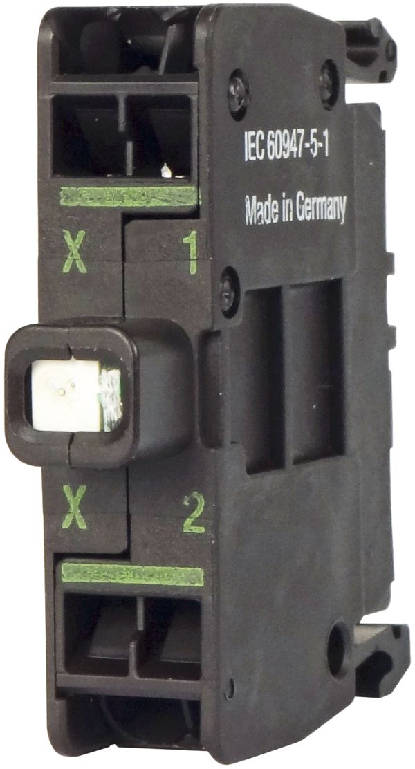 LED-Leuchtelement Eaton M22 12…30VUC Bodenbefestigung/Federzuganschluss weiss