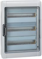 AP-Kleinverteiler IP65 PLEXO3 3 Reihen×18TE +1 gu/tr