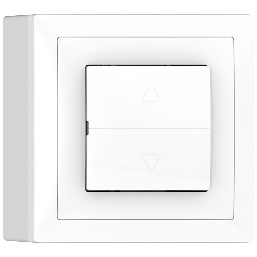 Interruttore per tapparella AP SIDUS B bianco lucido 1 canale
