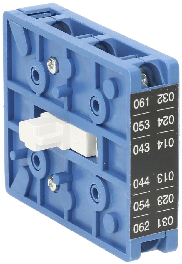 Hilfskontakt K&N, 2S/1Ö 10A, für Bauform E und Gehäuse zu KG126…KG161