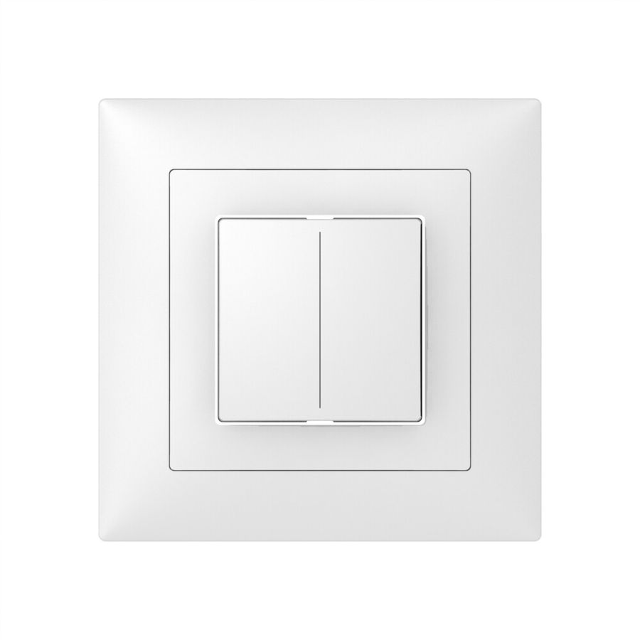 Couronne pour senseur poussoir SIDUS KNX Basic Fset-B 1/2, blanc