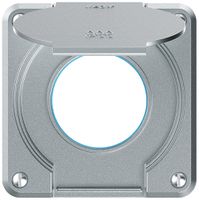 Oberteil robusto für Steckdose IP55 mit Runddichtung aluminium