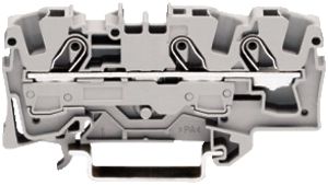 Durchgangsklemme WAGO TopJob-S 6mm² 3L grau Serie 2006