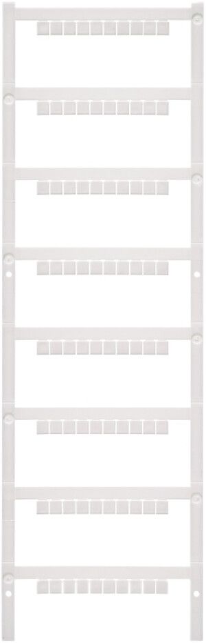 Klemmenmarkierer Weidmüller MultiFit 5×5mm Woertz PA66 weiss