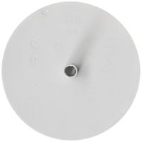 Deckenrosette MH Federbügel steckbar Ø98×3mm weiss