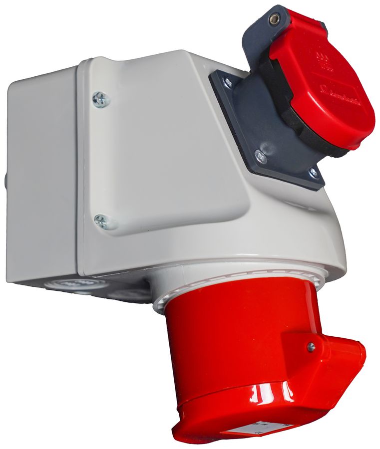 AP-Steckdose Walther CEEtyp MIKO 5L 32A 6h Mini-Kombi Typ 25 IP44