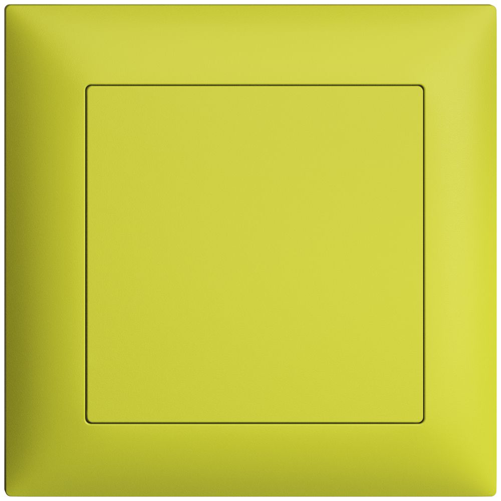 UP-Frontset EDIZIOdue lemon 88×88mm f Blindabdeckung