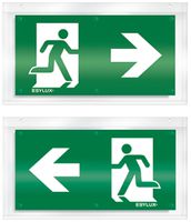 Piktogramm-Scheibe ESYLUX für SLX zweiseitig Pfeil rechts/links