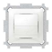 Poussoir pour stores ENC SIDUS Z blanc brillant 1 canal