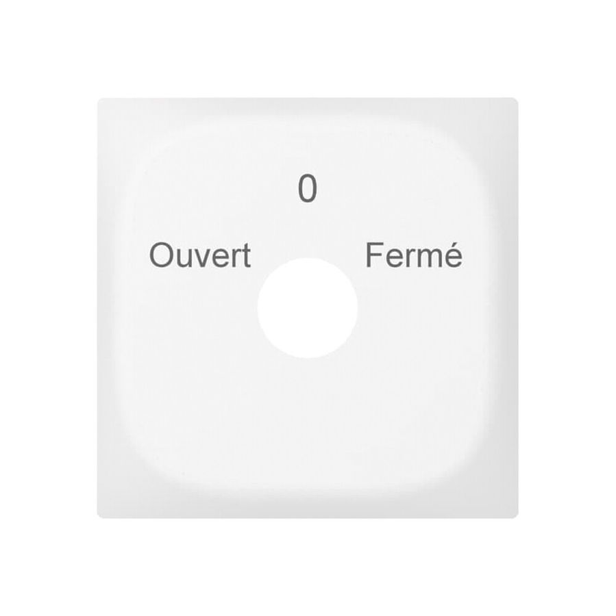 Plaque frontale SIDUS avec gravure blanc