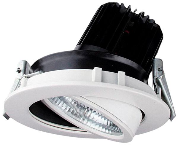 EB-LED-Downlight DOTLUX TURN 46 W, 4000K, 40°, weiss