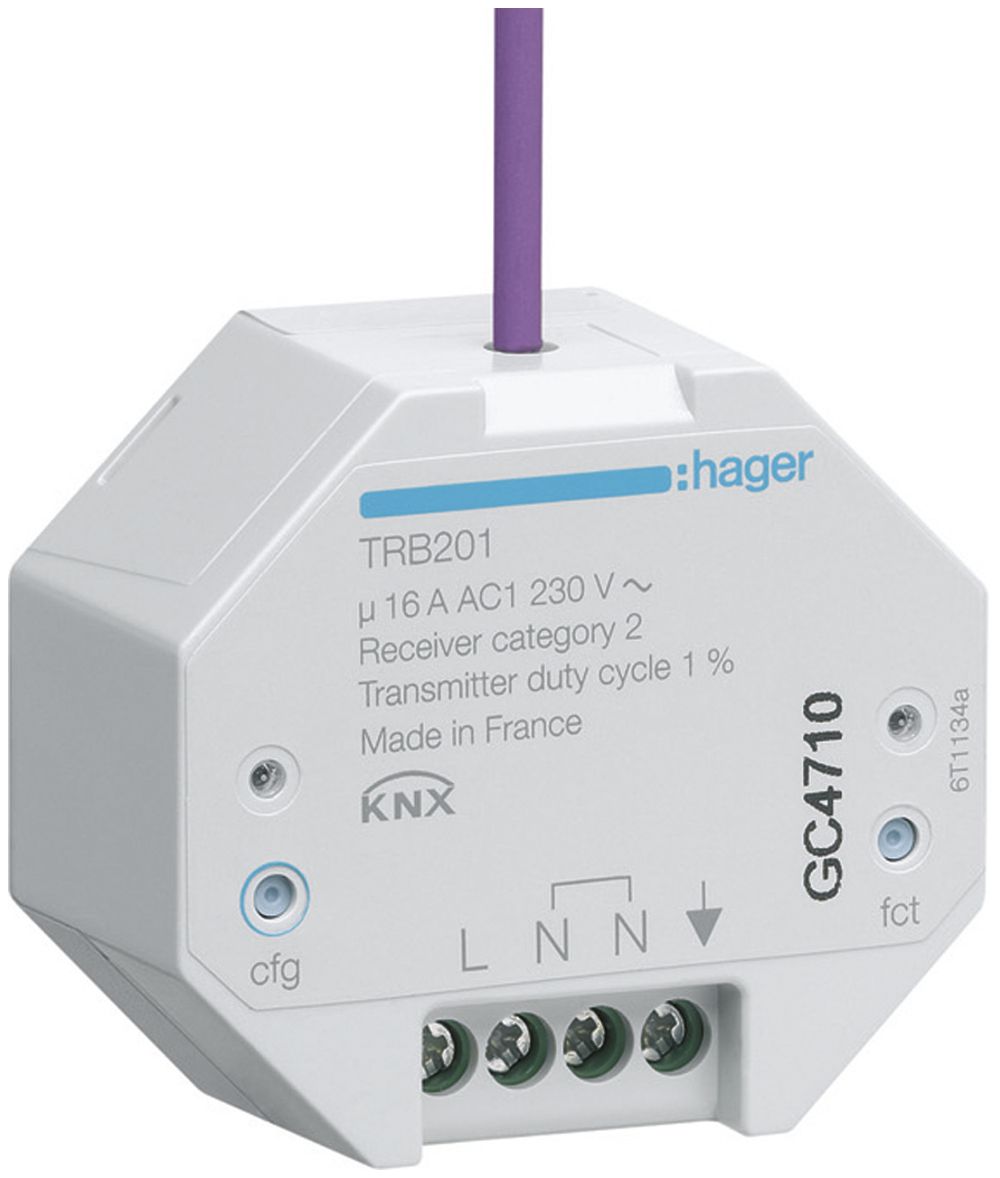 EB-RF-KNX Schaltaktor Hager 16A 230VAC, 1-fach