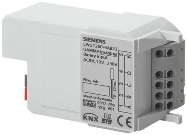 Entrata binaria KNX Siemens RL260/23 4-volta 12…230VUC