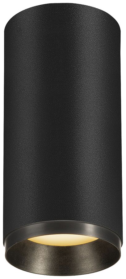 LED-Deckenleuchte SLV NUMINOS M PHASE 20W 1885lm 2700K 60° Ø85×185mm schwarz