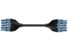 Verbindungsleitung Woertz 49345/C2 5×2.5mm² 250V 20A 3m bl Buchse-Stecker Cca