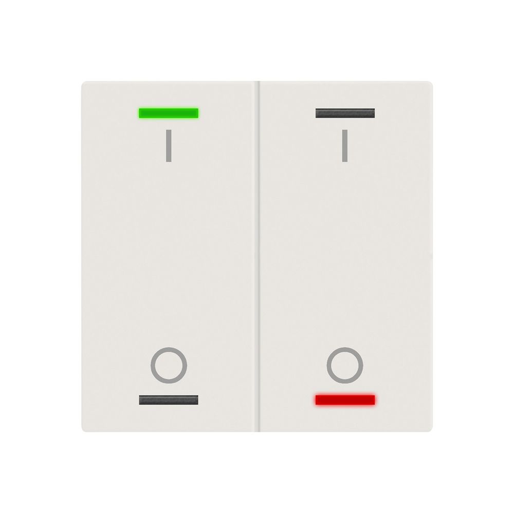Pulsante KNX RGBW INS MDT BE-TAL600211.B1 2t/4a bianco op. "I/O"