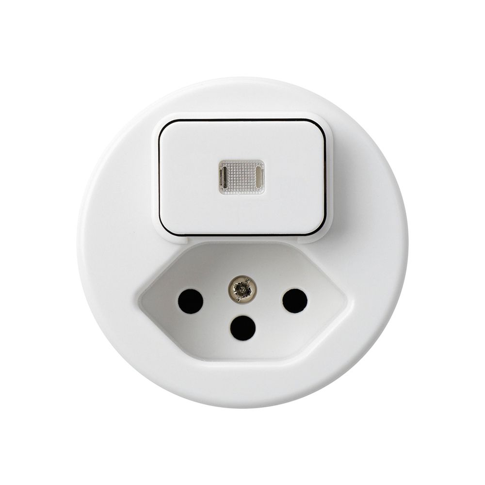 Einsatz zu Leuchtkombination basico A-R/1L+Typ 13 weiss weiss