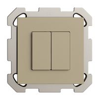 UP-Druckschalter 2K/2T Edue Wiser sand
