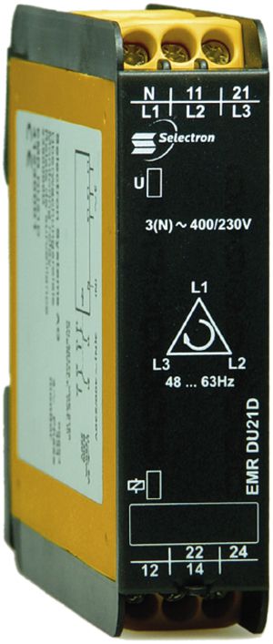 Spannungswächter EMR DU21D 2W, 3-phasig, 400/230VAC