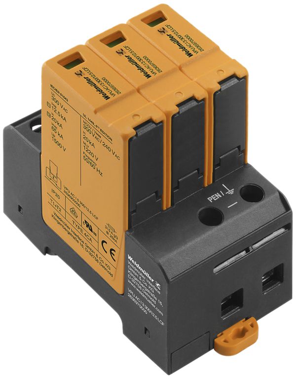 Parasurtension Weidmüller VPU AC I 3 300/12.5 LCF