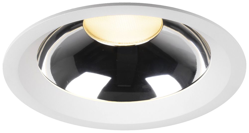 Downlight LED SLV C 200 24W 2850lm 930 IP54 WB DALI Ø226mm blanc