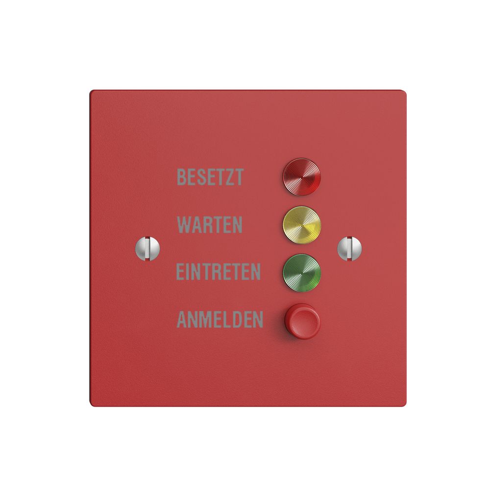 Türstation für Rufleuchte berry deutsch, EDIZIOdue