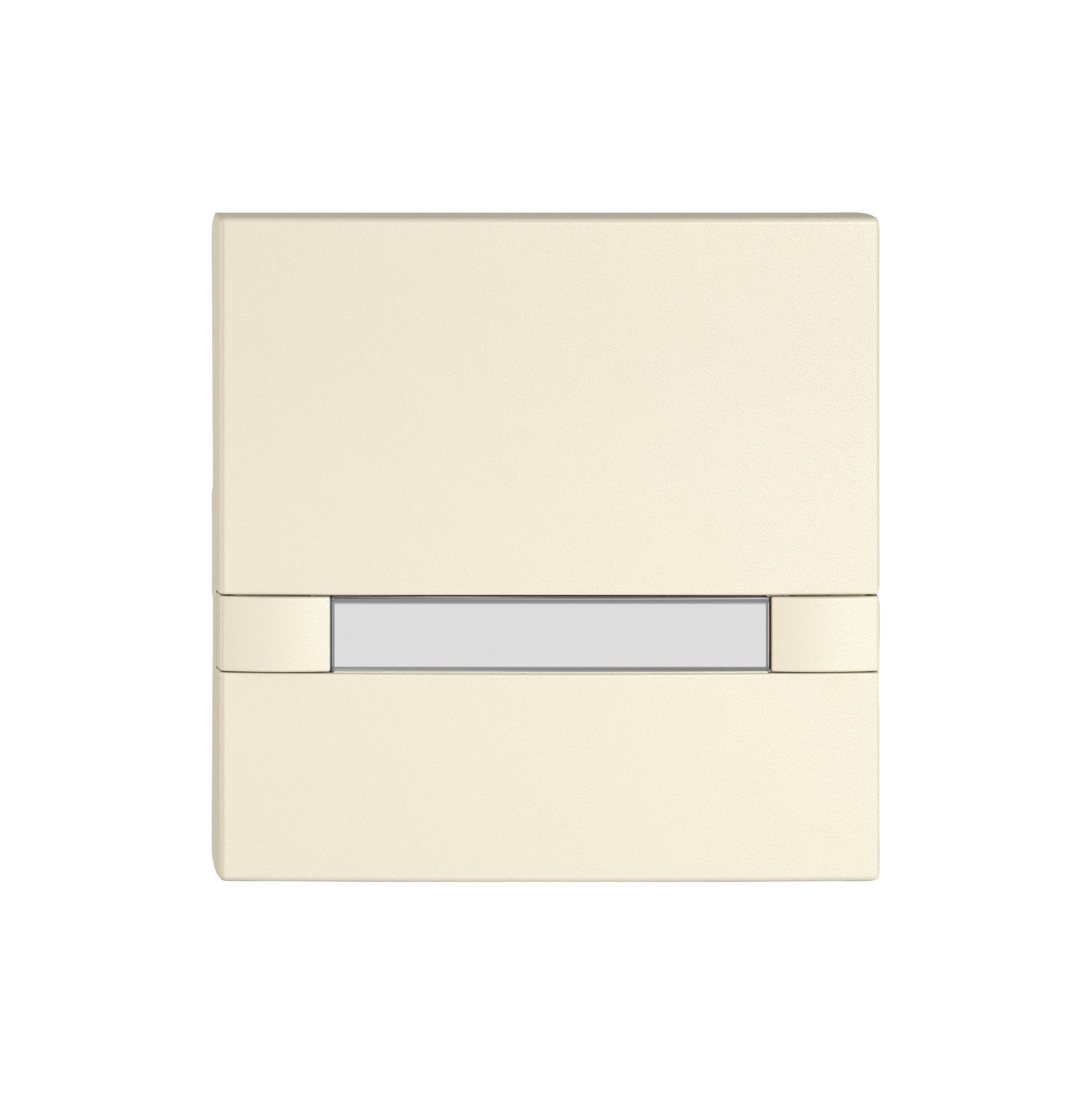 Poussoir 1/1 EDIZIO.liv SNAPFIX® p.KNX&UNI s.LED a.étiqu.2×comm.simple cr