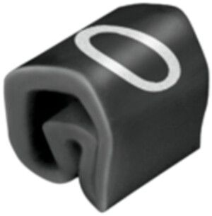 Leitermarkierer Weidmüller CLI C MP für Ø1…3mm 3×3.4mm Aufdruck: 0, schwarz