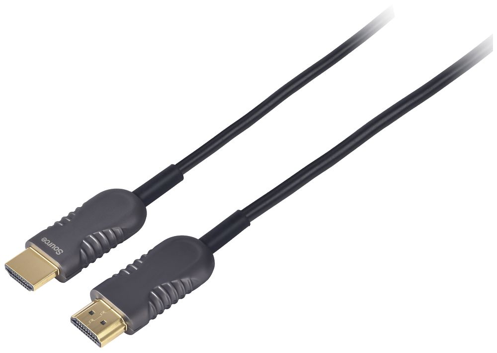 Optisches HDMI-Kabel Ceconet, HDMI 2.0, HDMI ↔ HDMI, schwarz, 20m