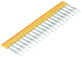 Querverbinder Weidmüller ZQV 2.5/20 gesteckt 20L 5.1mm isoliert 24A gelb