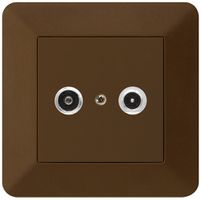 Prise antenne ENC kallysto.trend R/TV 14dB 2GHz brun