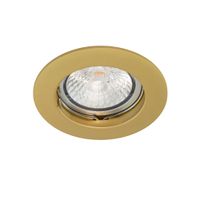 Lampa da incasso N-5030 rigido oro op. molle di tensione, Ø di montaggio 65mm