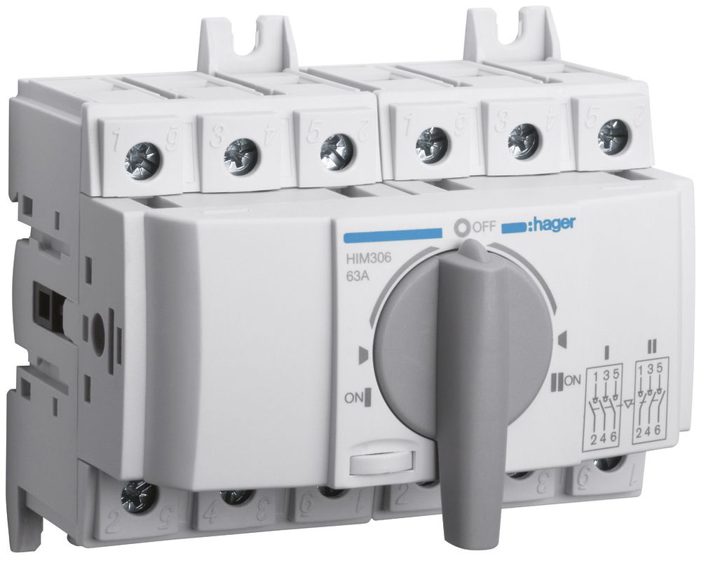 REG-Lastumschalter Hager 3L 63A
