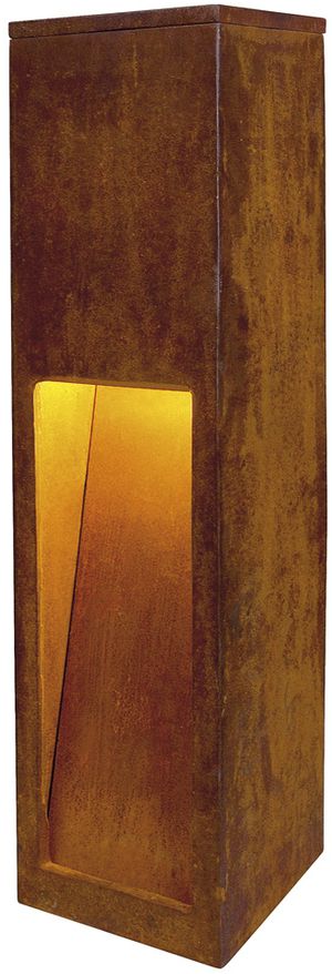 LED-Standleuchte SLV RUSTY 50 SLOT, 8.6W 430lm 3000K IP55 Eisen gerostet