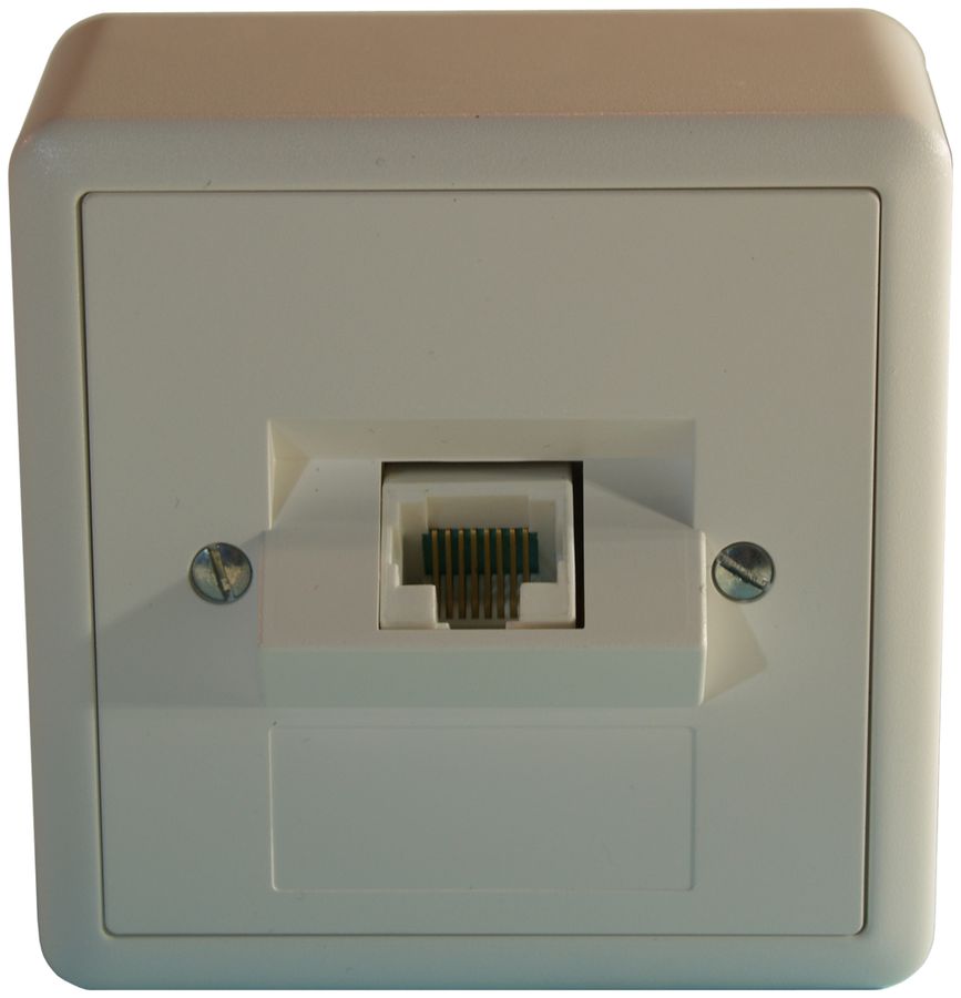 AP-Dose 1×RJ45/u 8P ITplus EDIZIOdue weiss